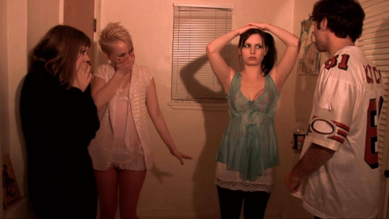 Psycho Sleepover backdrop