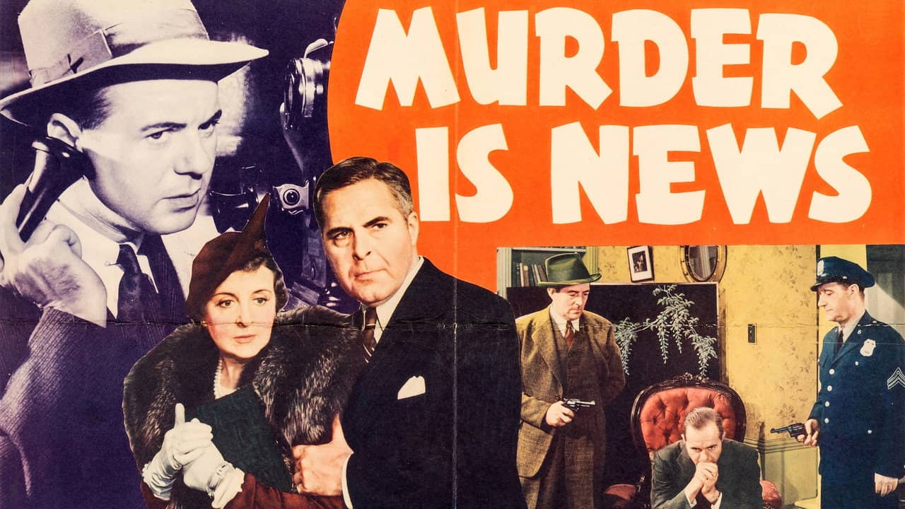 Murder Is News backdrop