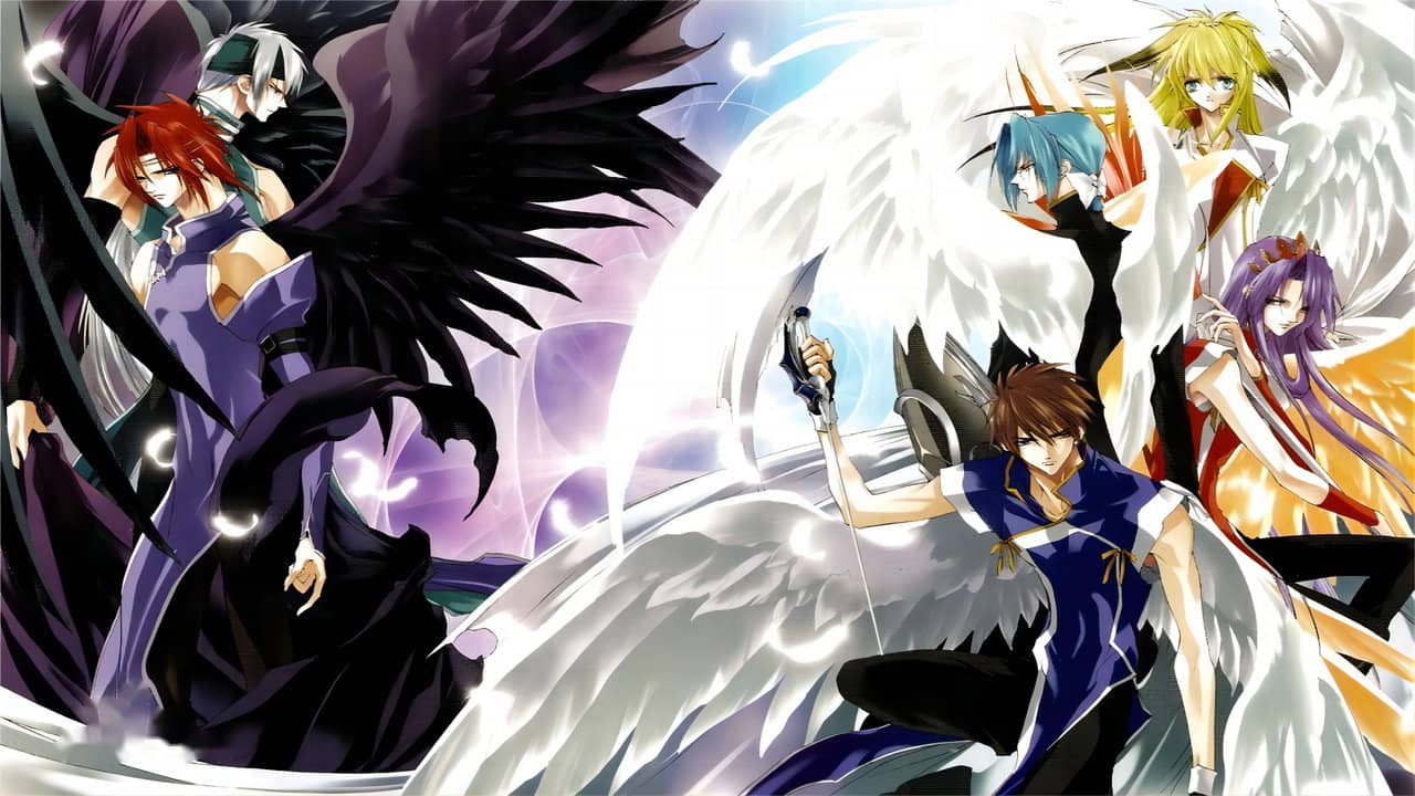 Saint Beast: Kouin Jojishi Tenshi Tan backdrop