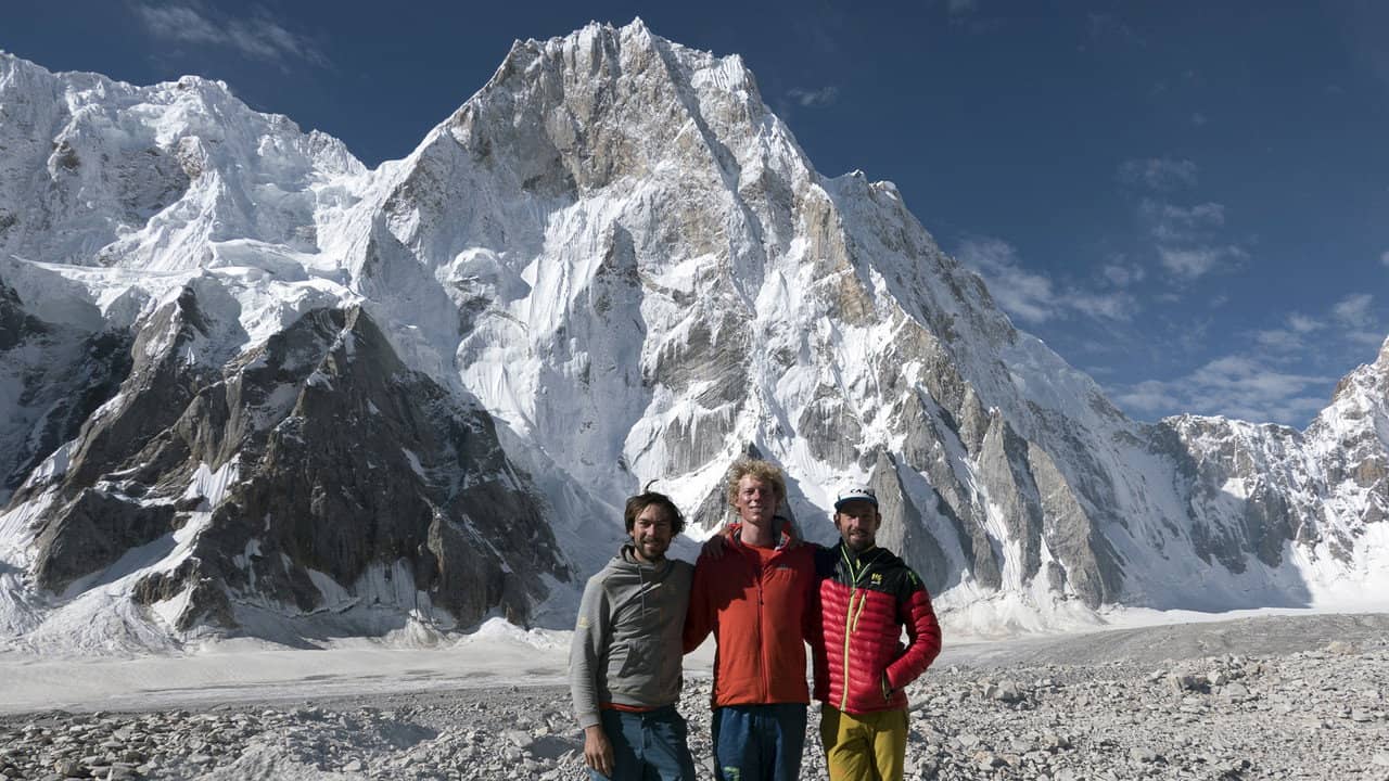 Climbing Latok 1 From The North backdrop