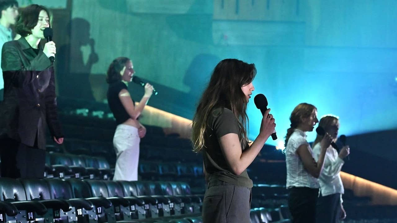 Black Country, New Road: 'Live from the Queen Elizabeth Hall' backdrop