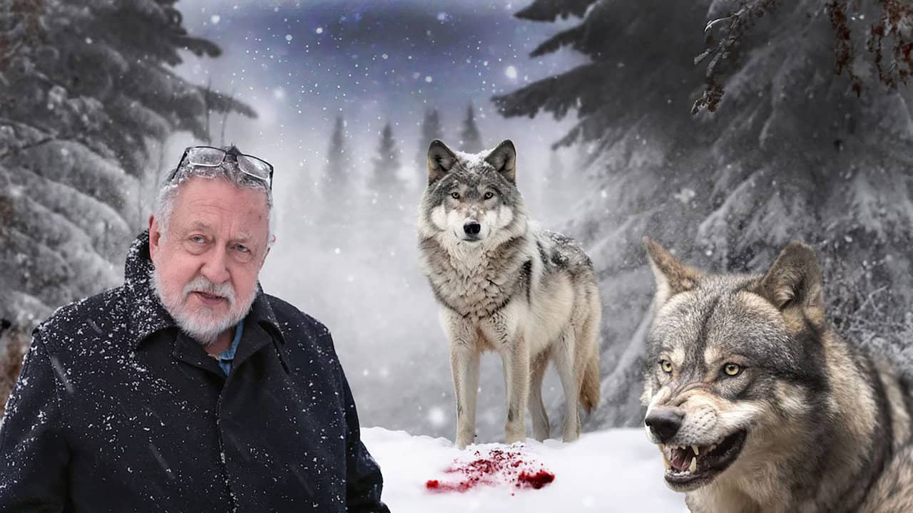 Leif GW och vargen backdrop