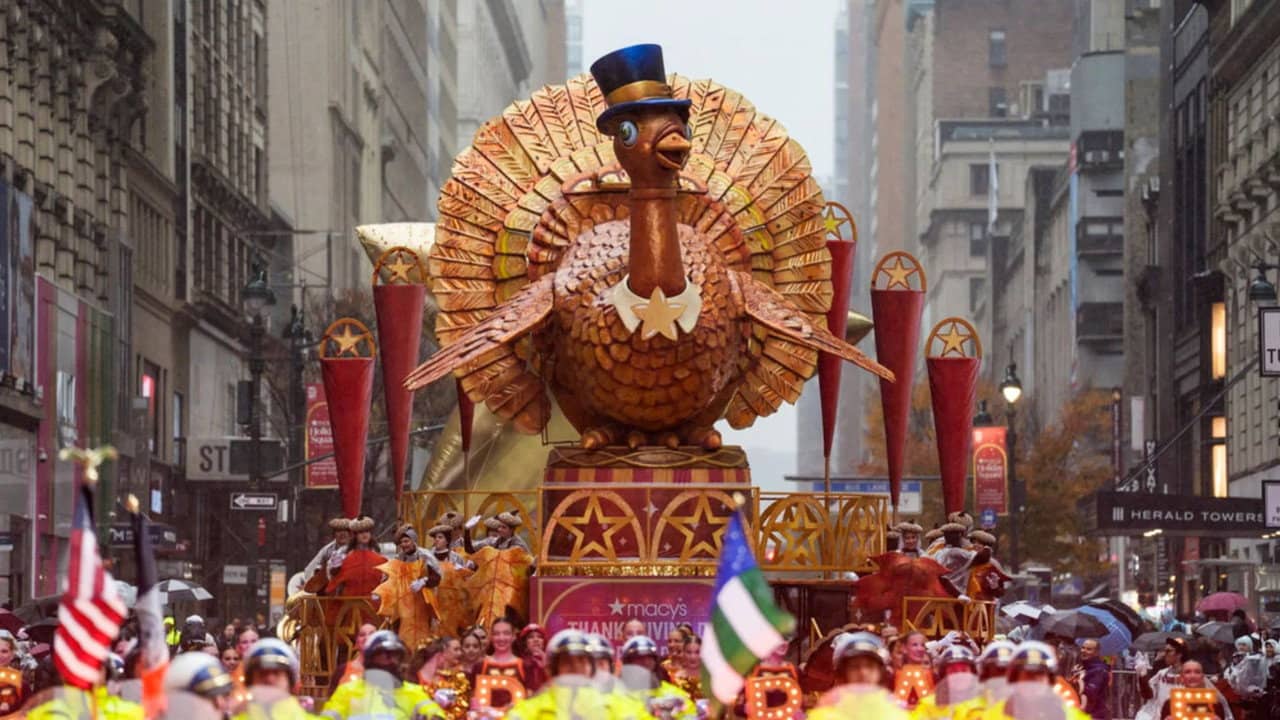 The 99th Annual Macy's Thanksgiving Day Parade backdrop