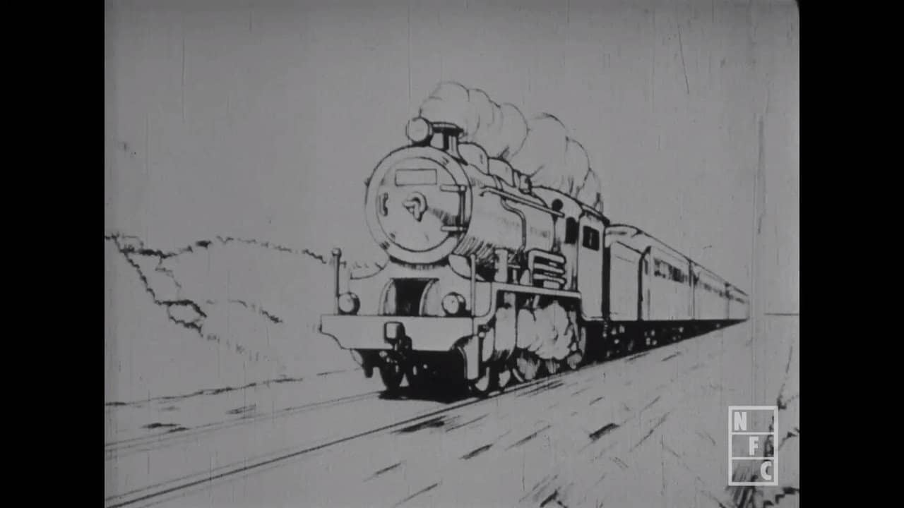 Taro's Toy Train backdrop