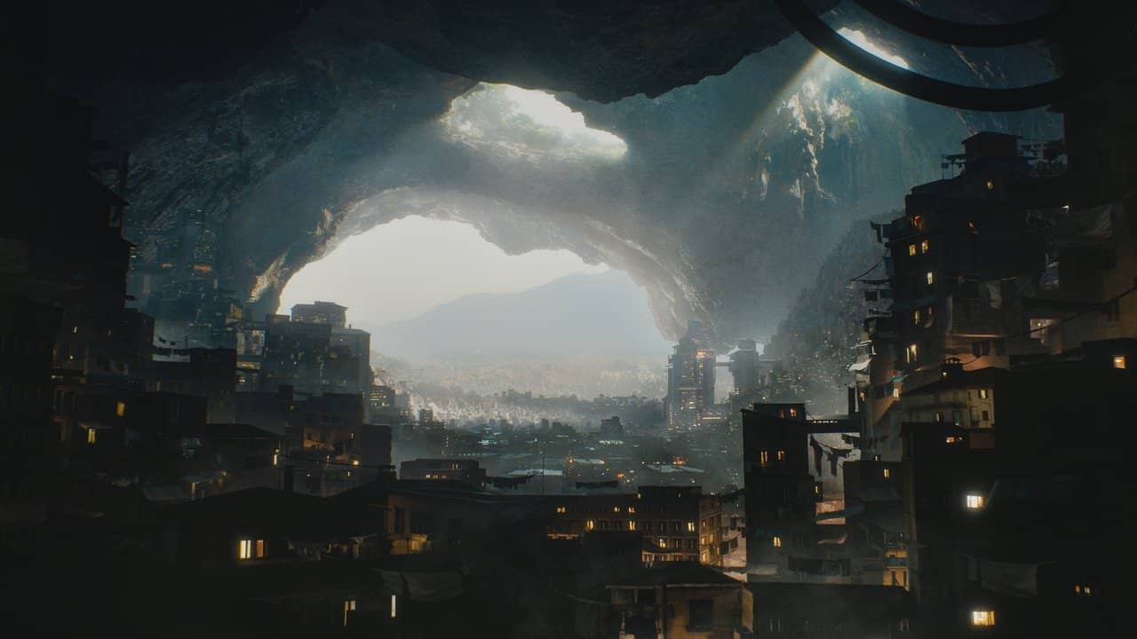 Utopia Falls backdrop