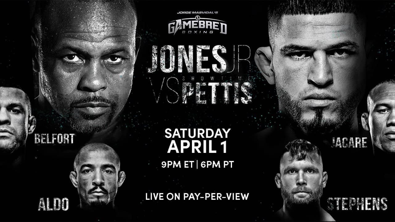 Roy Jones Jr vs. Anthony Pettis backdrop