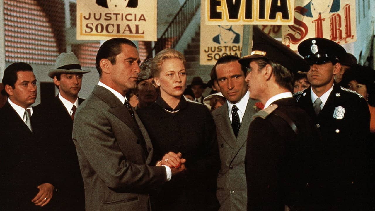 Evita Peron backdrop