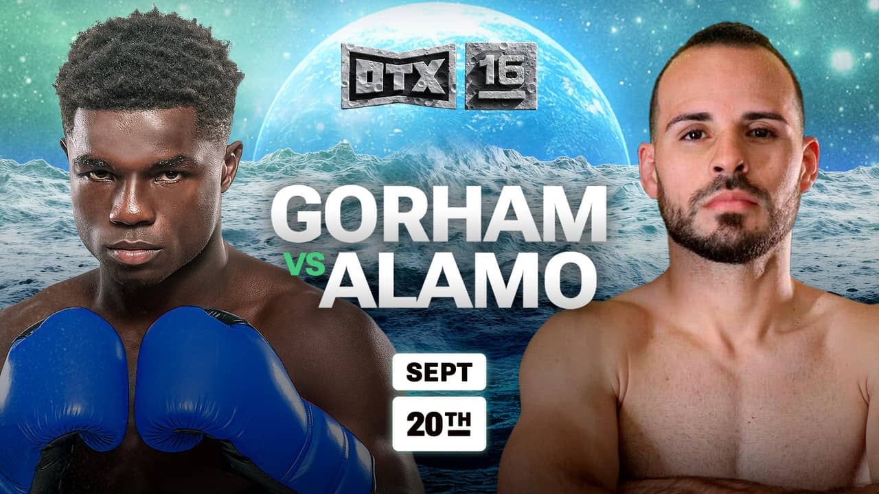 Breyon Gorham vs. Yomar Alamo backdrop