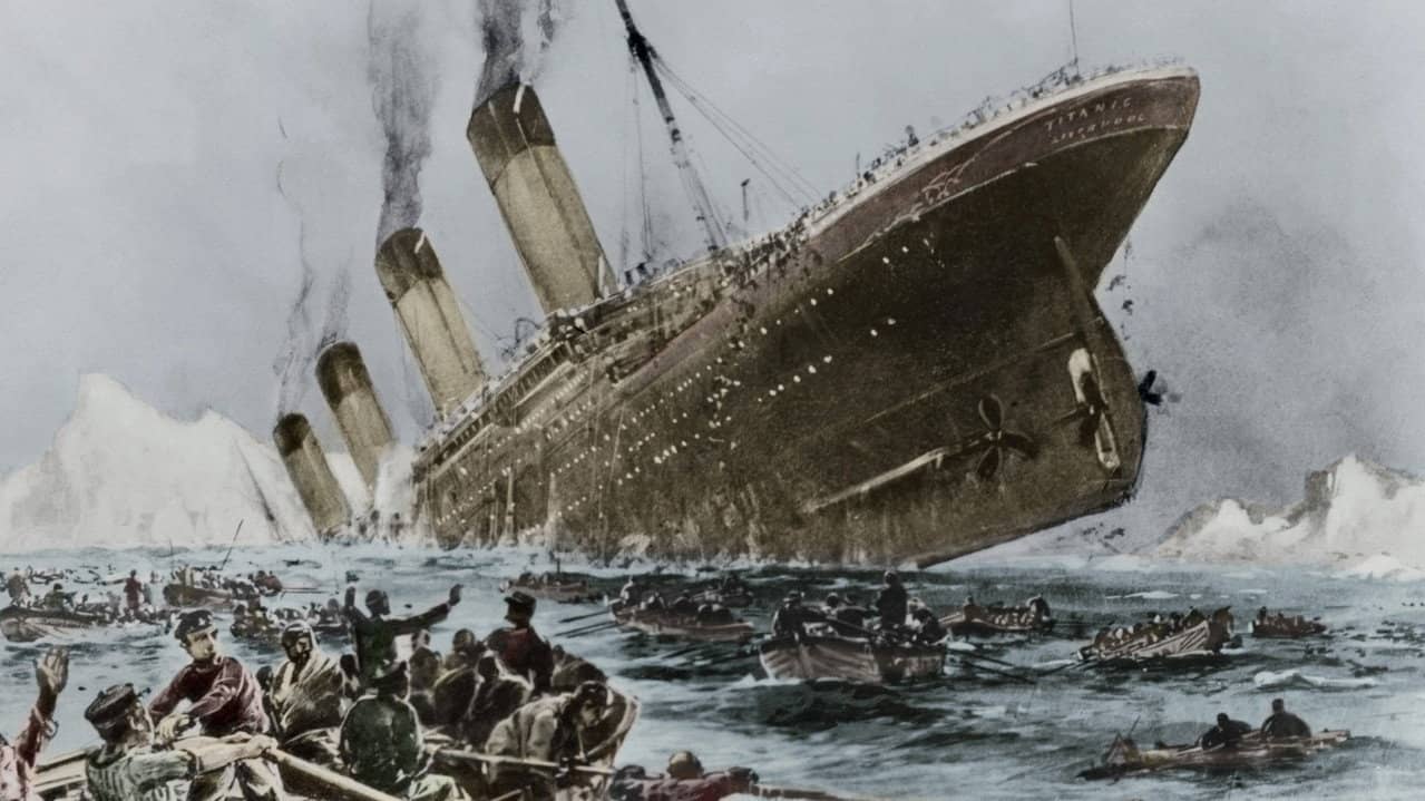 Titanic: The Canadian Story backdrop