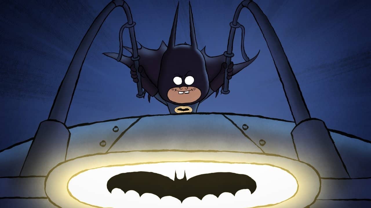 Merry Little Batman backdrop