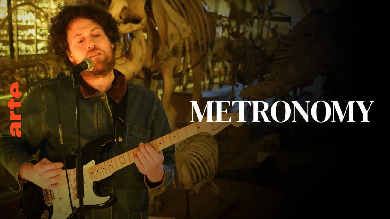 Metronomy at The National Museum Of Natural History, Paris - Passengers backdrop