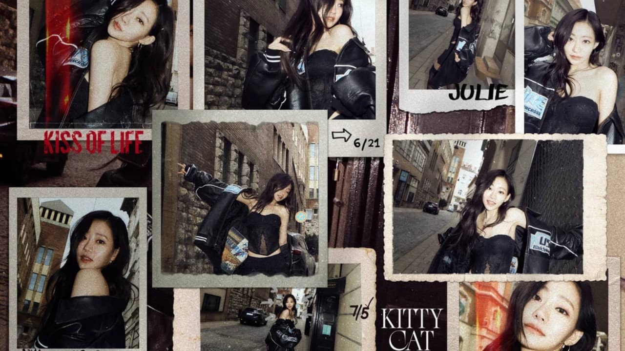 KISS OF LIFE "쥴리 (JULIE)" backdrop