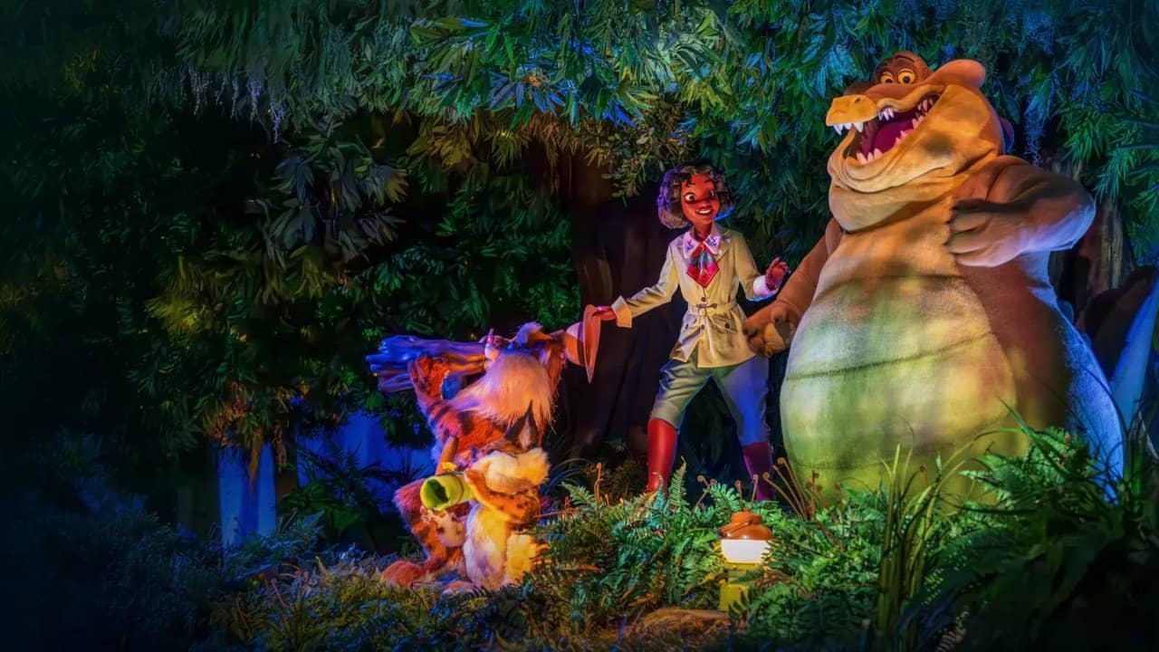 Tiana's Bayou Adventure | Disneyland Resort backdrop