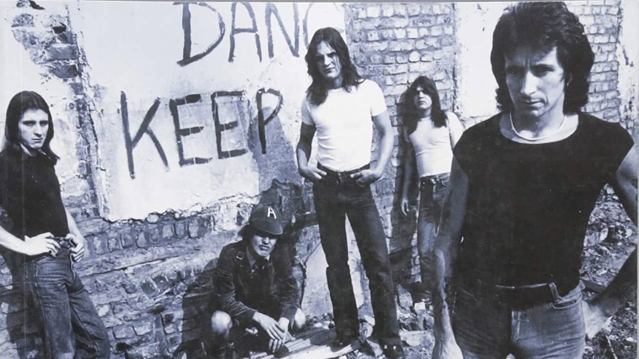 AC/DC: High Voltage 1973-1980 backdrop