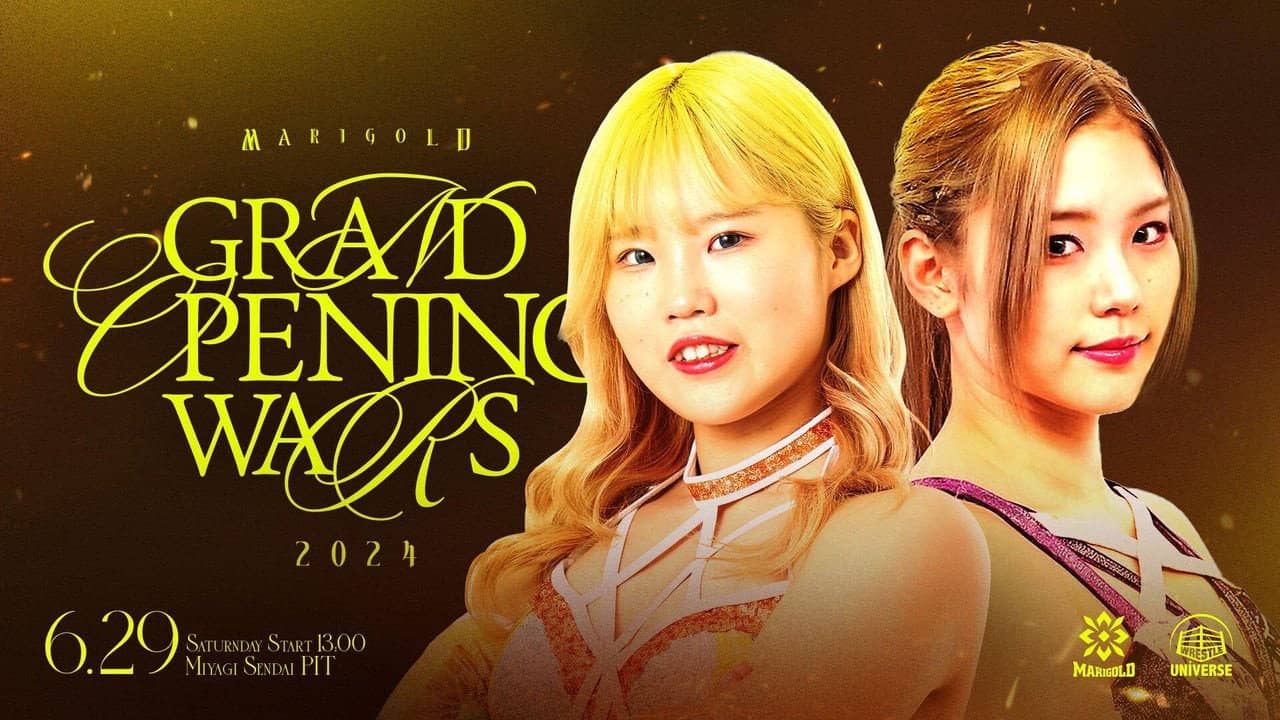 Marigold Grand Opening Wars 2024 ~ Day 8 backdrop