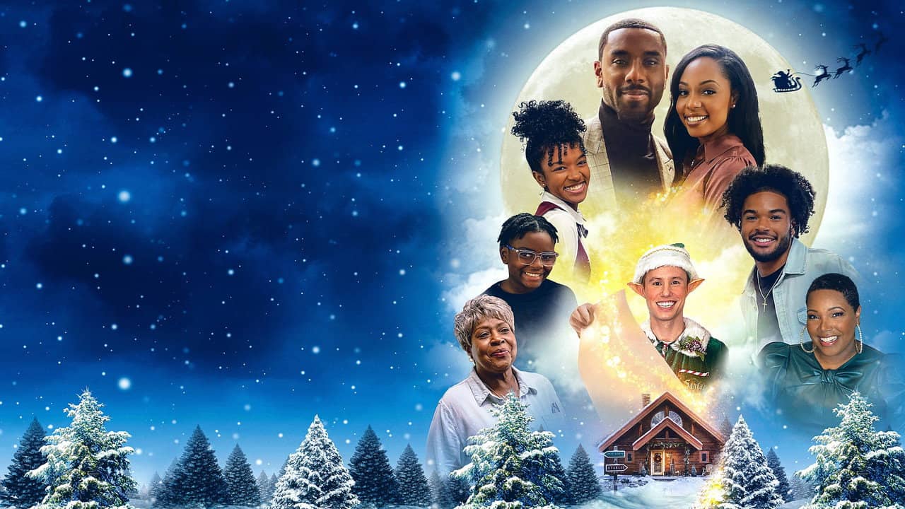 A Family Matters Christmas backdrop