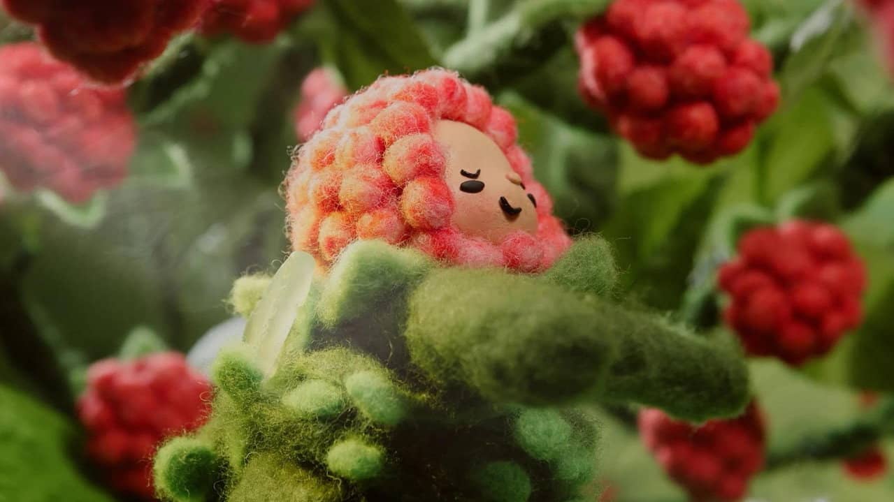 Glowberry backdrop