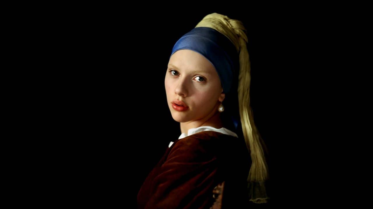 Girl with a Pearl Earring backdrop