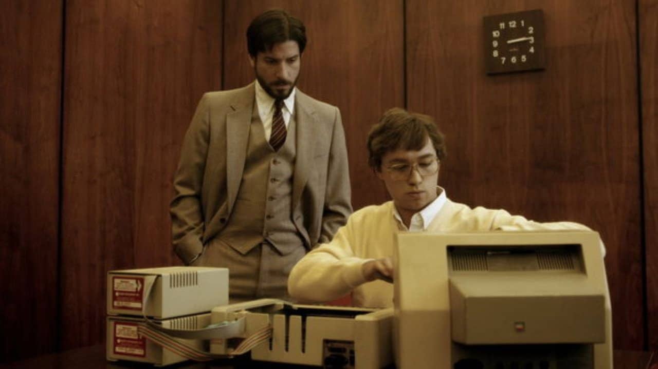 American Genius: Jobs vs Gates backdrop