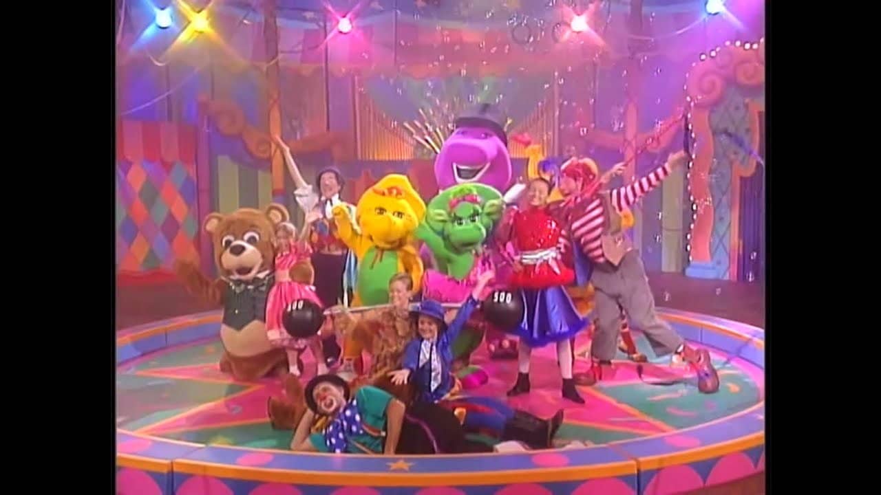 Barney's Super Singing Circus backdrop