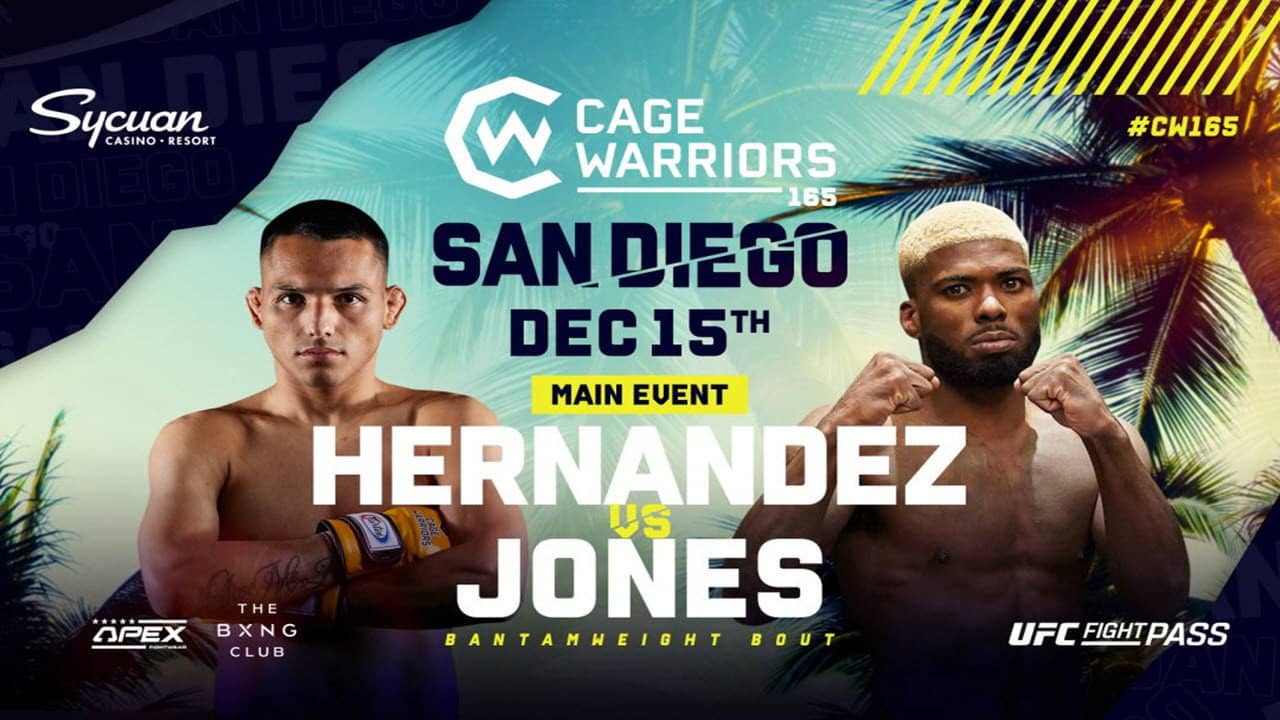 Cage Warriors 165: San Diego backdrop