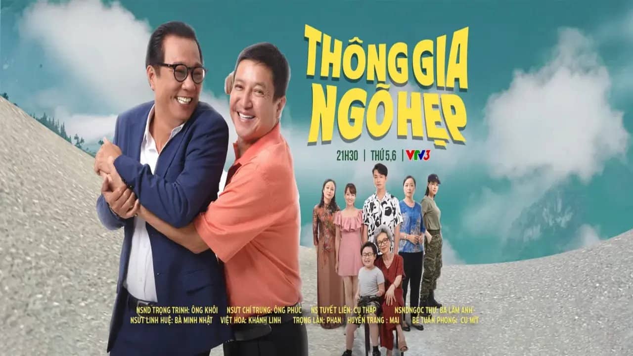 Thông gia ngõ hẹp backdrop