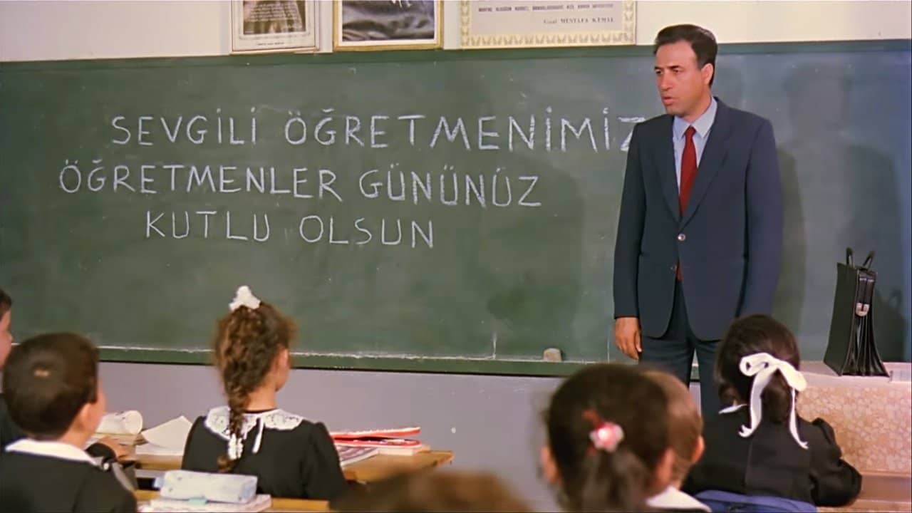 The Teacher backdrop