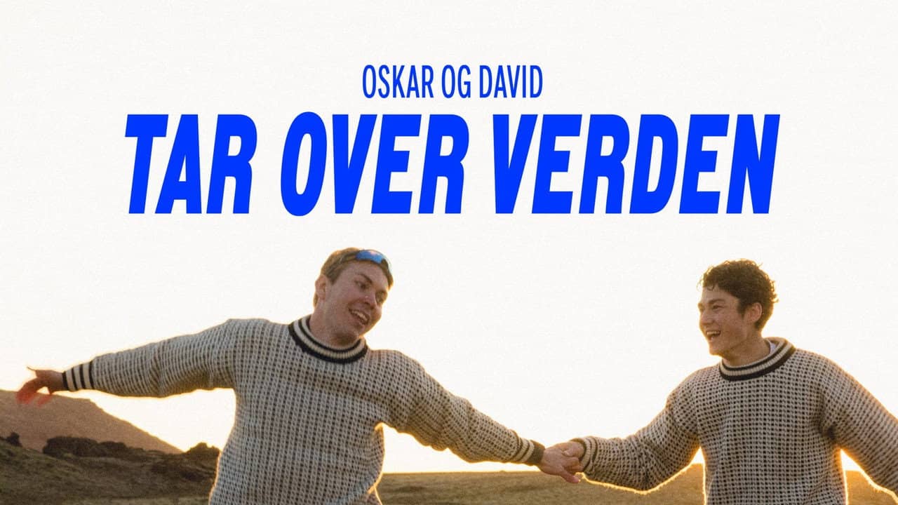 Oskar and David Conquers The World backdrop