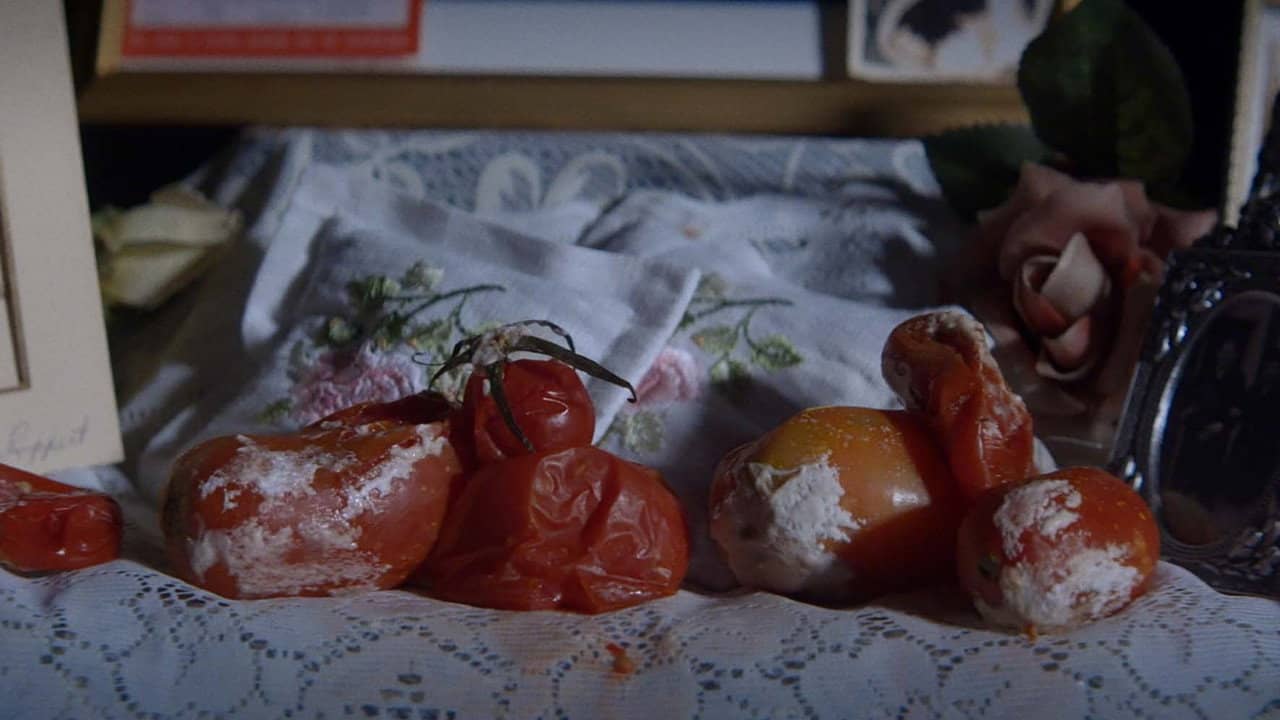 A Tomato Tragedy backdrop