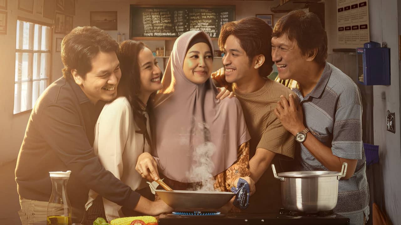 Titip Bunda di Surga-Mu backdrop