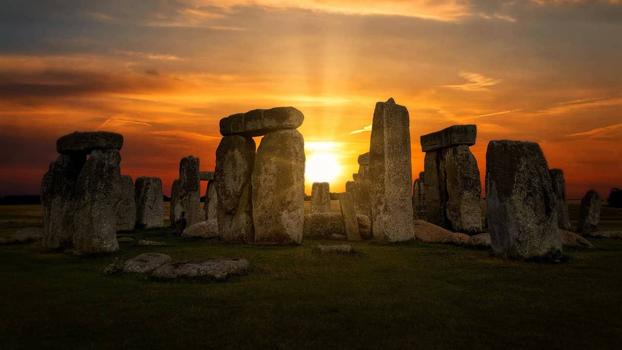 The Stonehenge Enigma backdrop