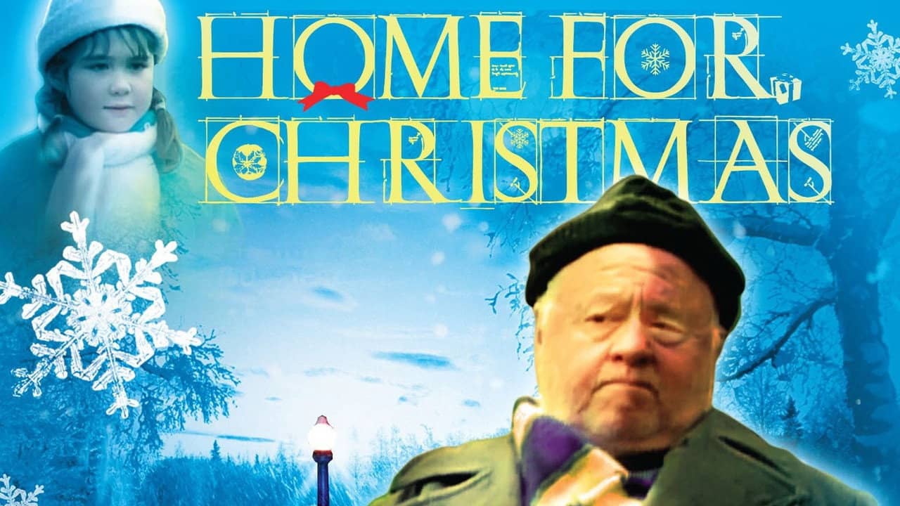 Home for Christmas backdrop