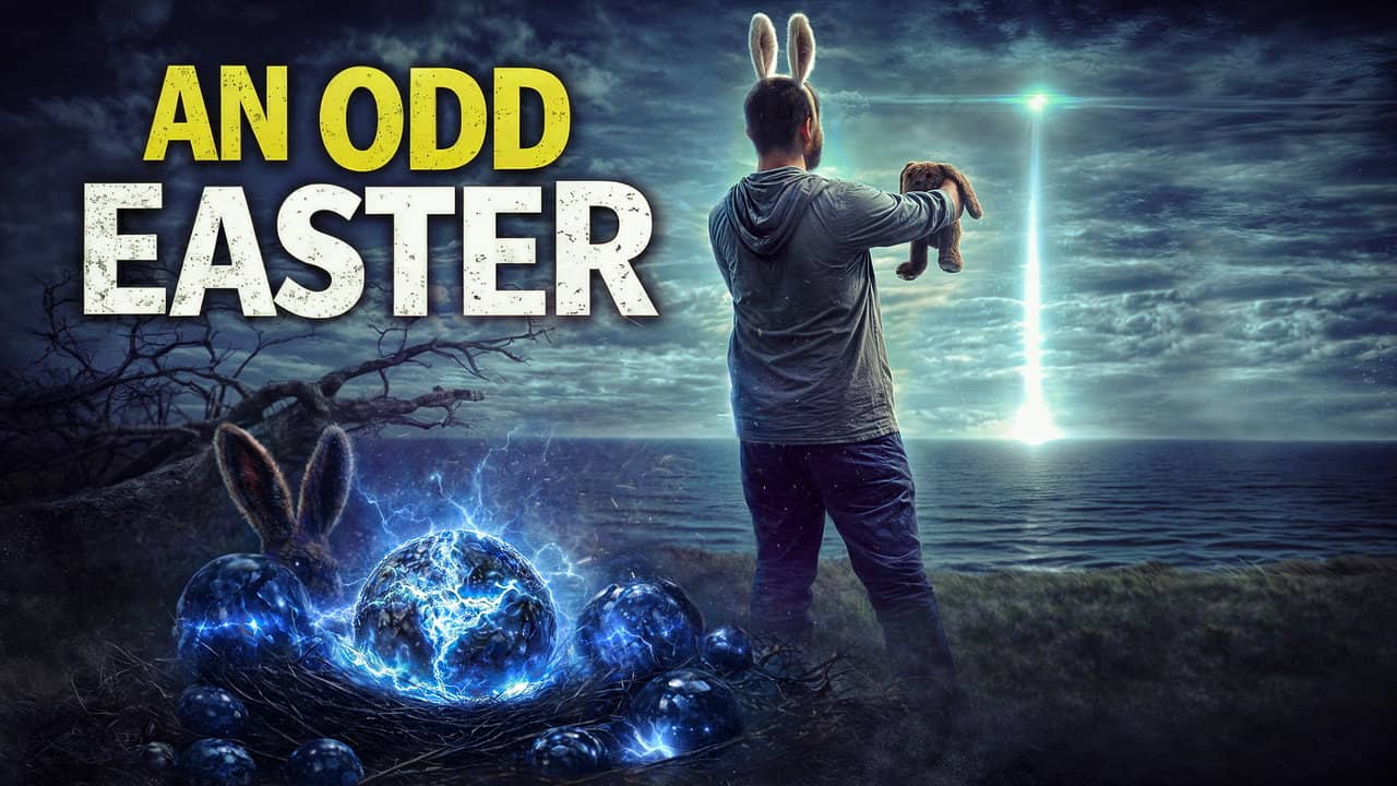 An Odd Easter backdrop
