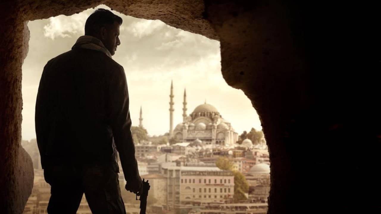 Action backdrop