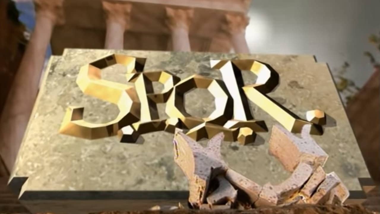 S.P.Q.R. backdrop