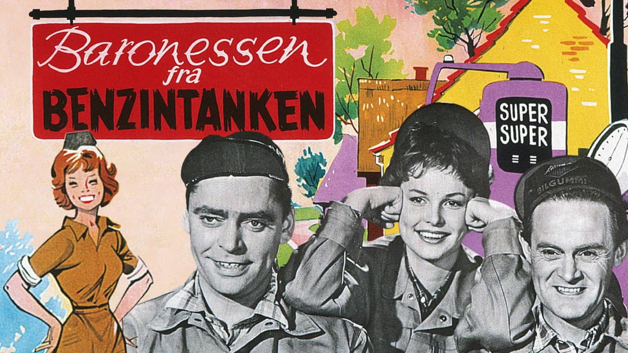 Baronessen fra benzintanken backdrop