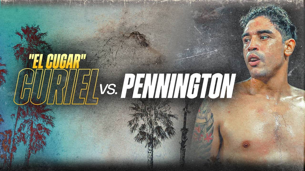 Raul Curiel vs. Courtney Pennington backdrop