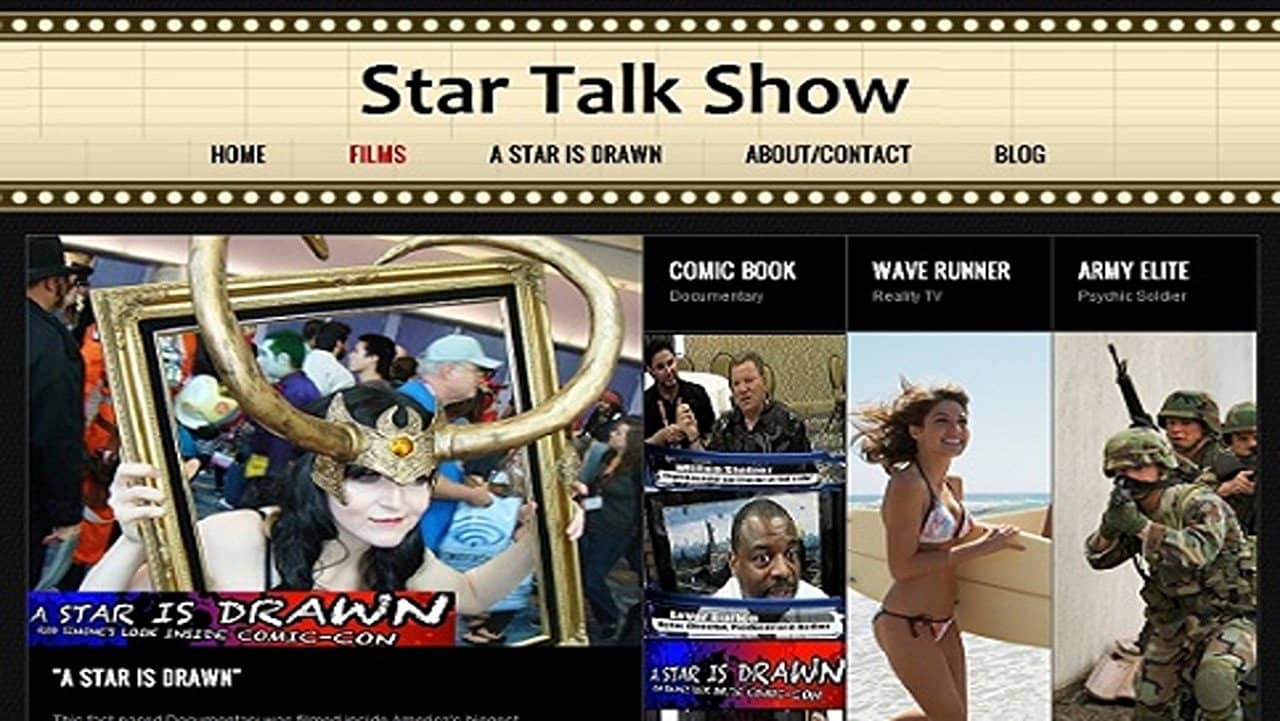 A Star Is Drawn: Rob Simone's Look Inside Comic-Con backdrop