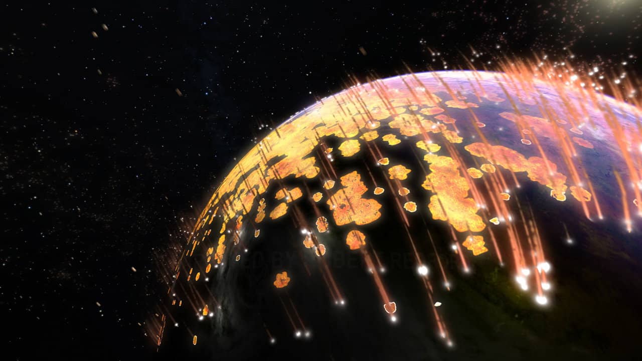 Cosmic Collisions backdrop