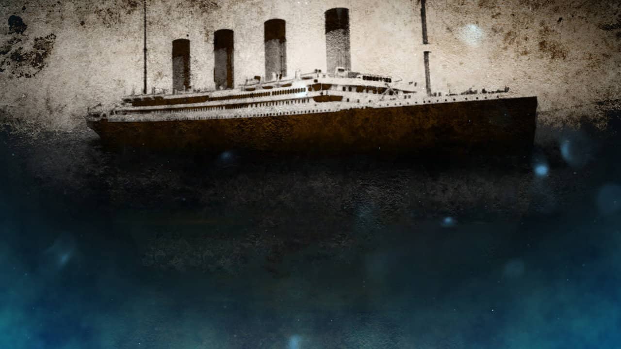 Titanic Secrets backdrop