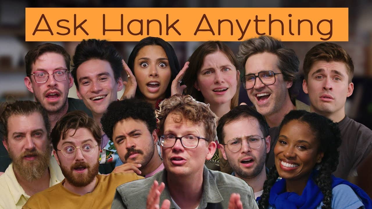 Ask Hank Anything backdrop