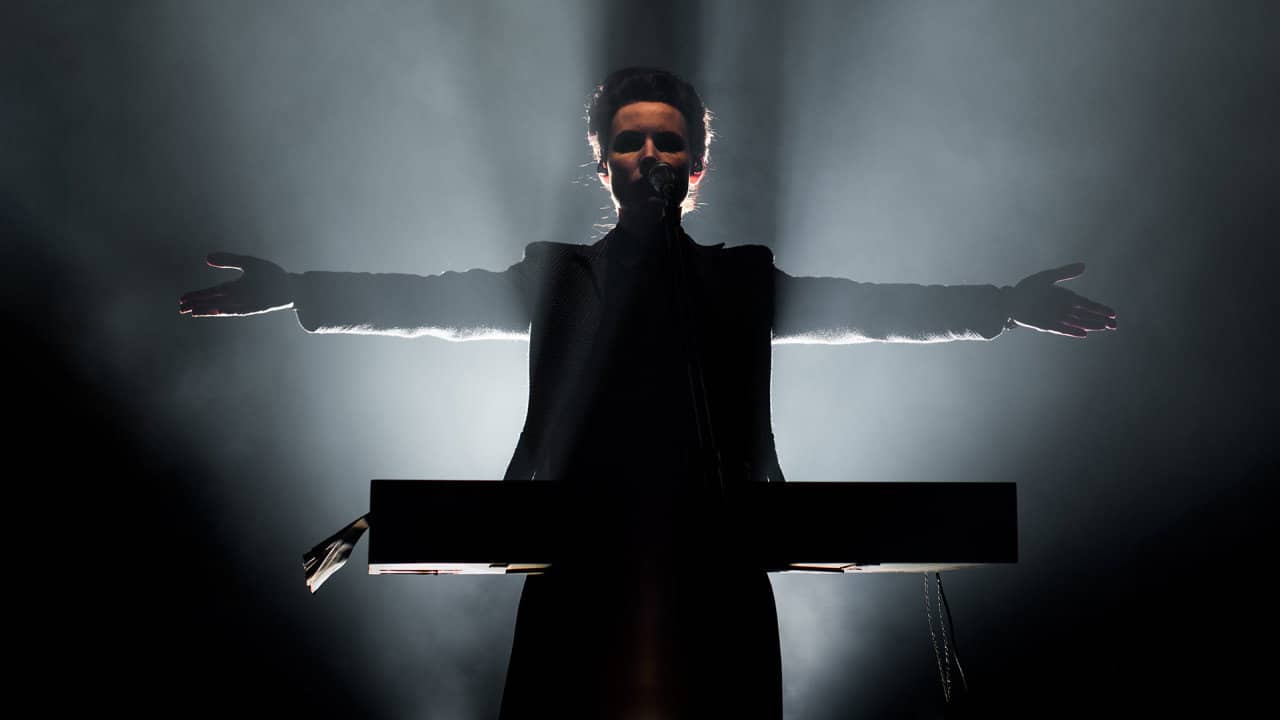 Laibach - Spectre Tour Live in Ljubljana backdrop