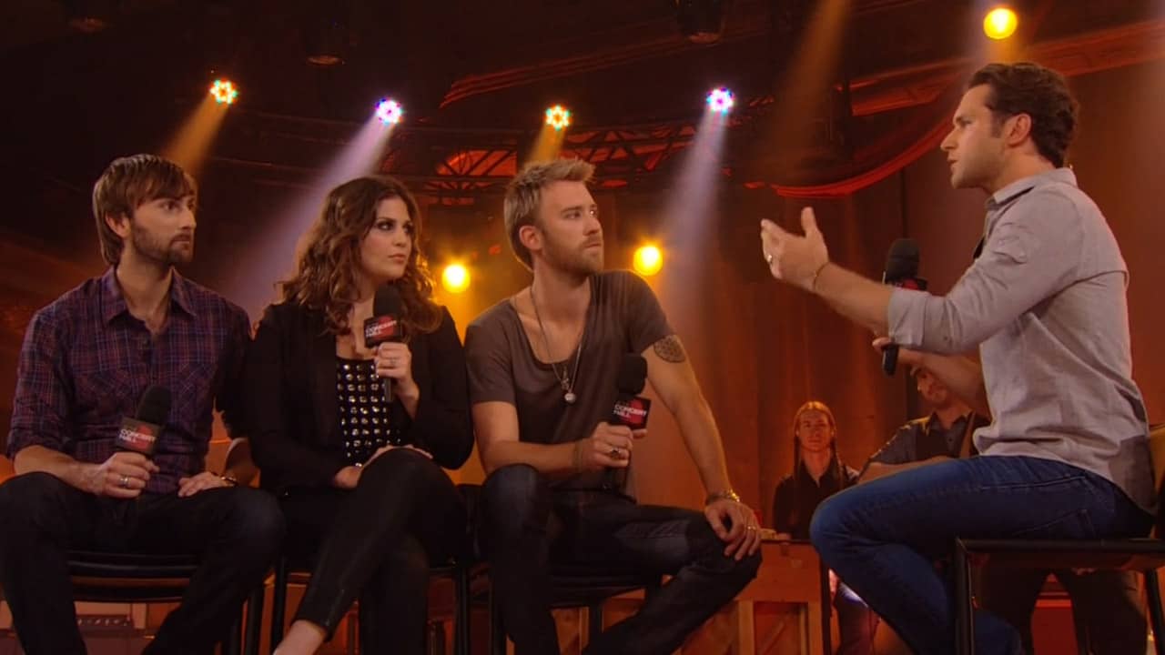 Lady Antebellum - At The Concert Hall backdrop