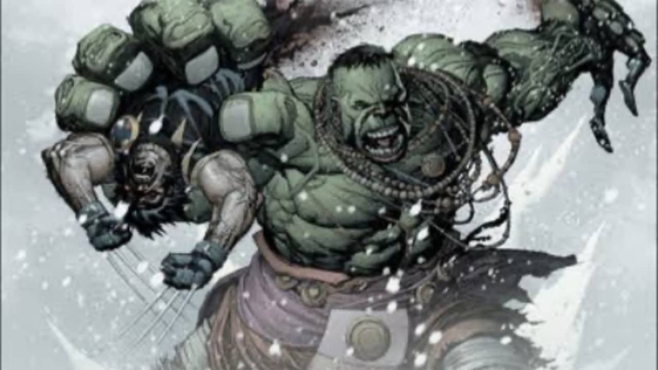 Ultimate Wolverine vs. Hulk backdrop