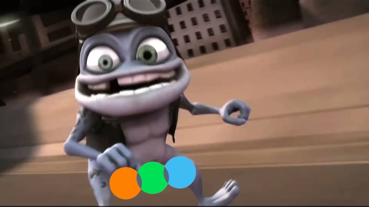 The Not So Crazy Frog backdrop