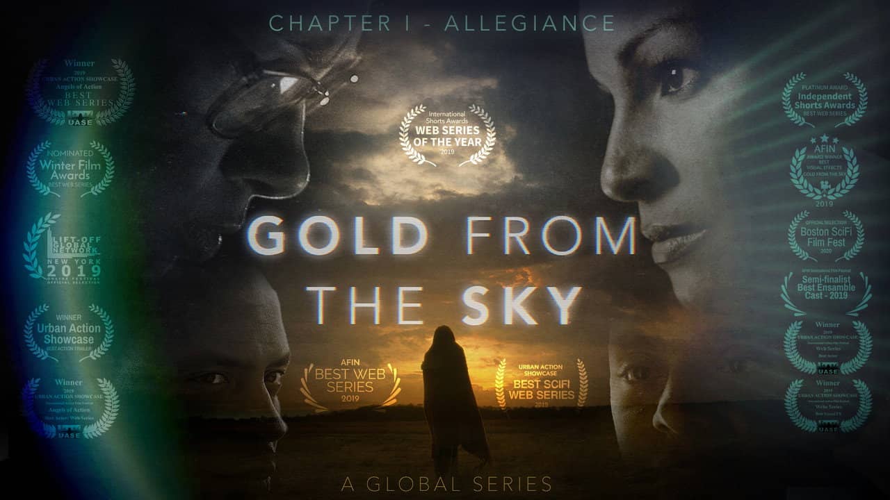 Gold From The Sky backdrop