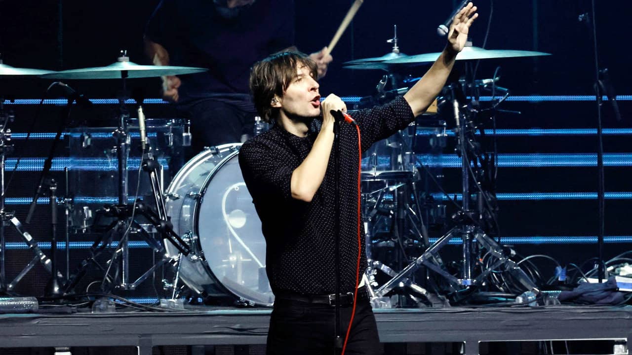 Phoenix en concert à We Love Green 2023 backdrop