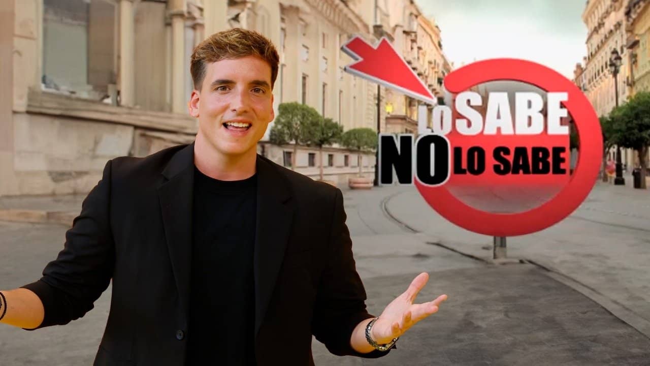 Lo sabe, no lo sabe backdrop