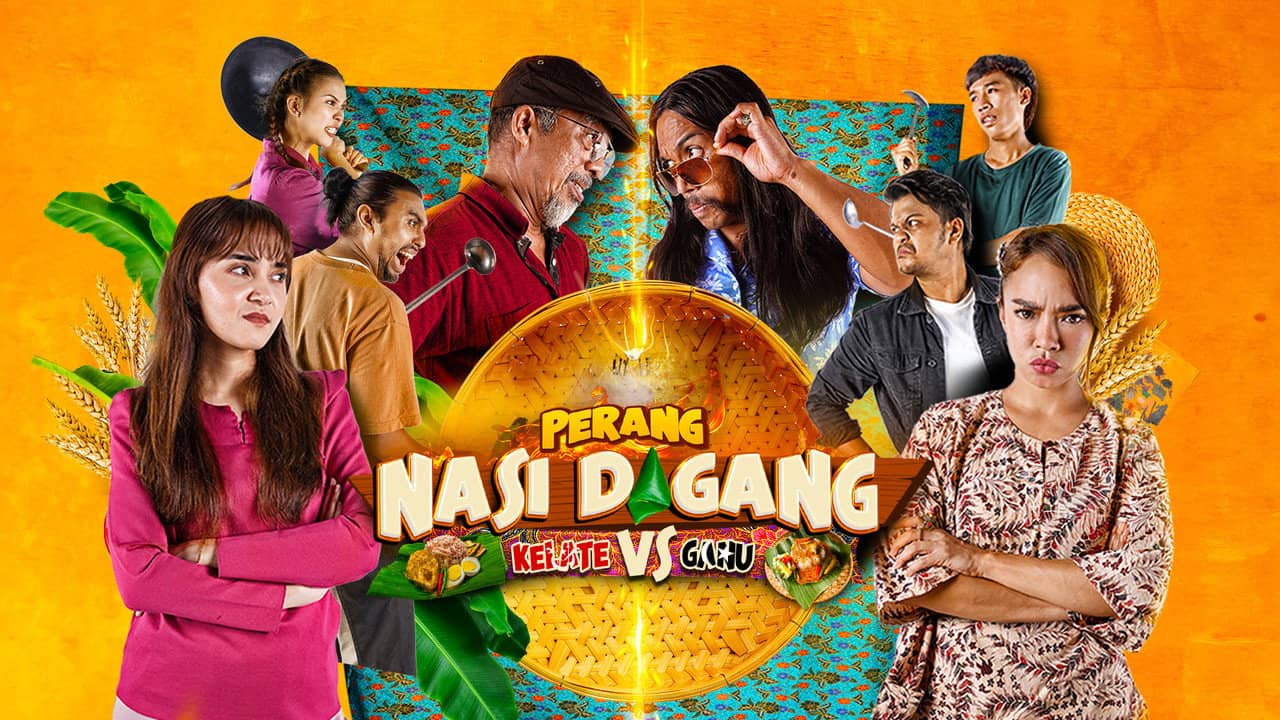 Perang Nasi Dagang backdrop