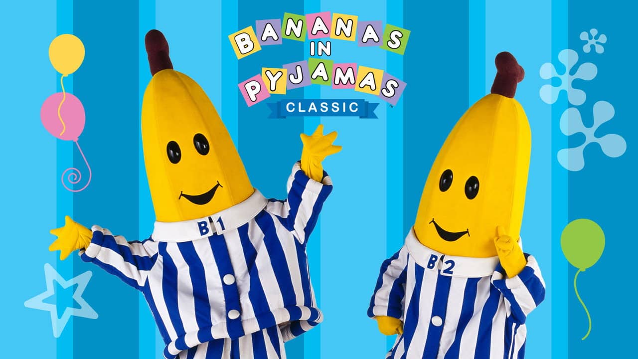 Bananas in Pyjamas backdrop